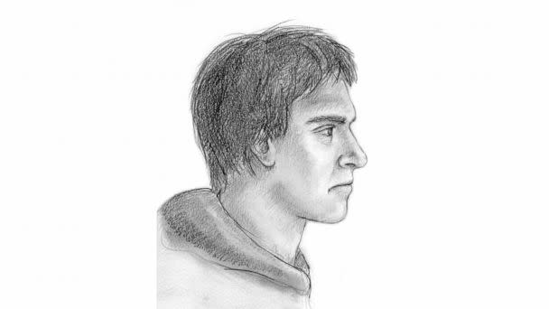 PHOTO: Investigators are seeking to identify and speak with the male depicted in the sketch, who is a person of interest in the investigation into the homicides of Stephen Reid and Djeswende Reid.  (Concord New Hampshire Police Department)