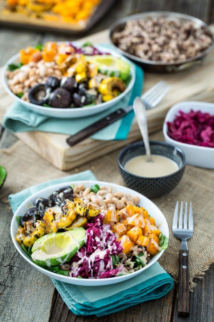 <strong>Get the <a href="http://keepinitkind.com/roasted-rainbow-winter-bowl/">Roasted Rainbow Winter Bowl recipe</a> from Keepin' It Kind</strong>