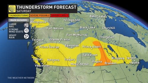 PR thunderstorm risk june 14