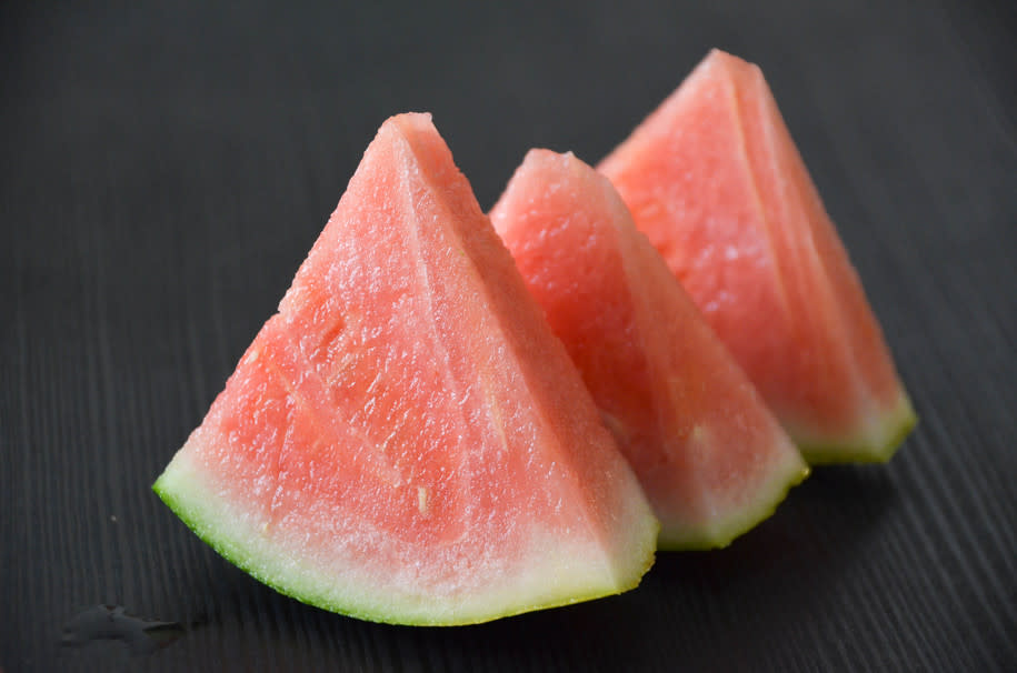 Poolside snacks watermelon melon