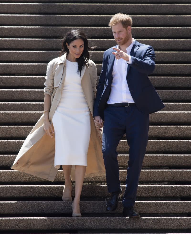 Meghan et Harry attendent leur premier enfant, mais Samantha souhaite attirer les projecteurs sur elle. Source: PA