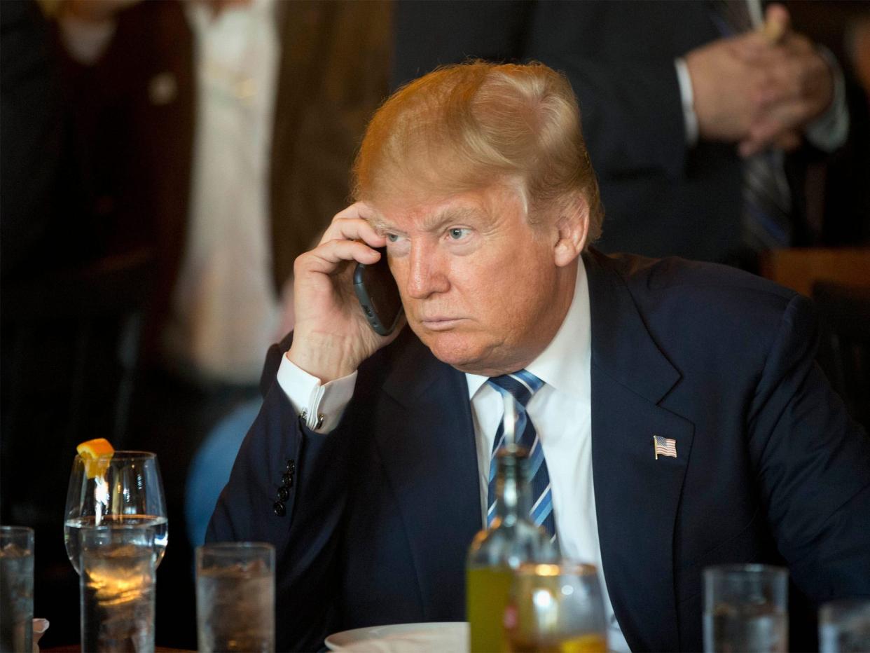 donald trump phone