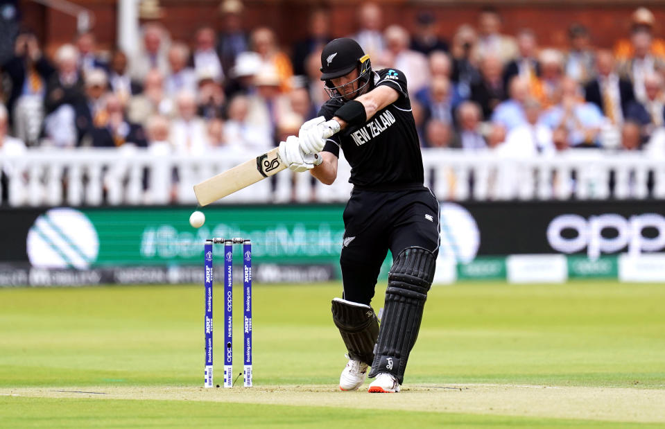 New Zealand's Martin Guptill during the ICC World Cup Final at Lord's, London. (Photo by John Walton/PA Images via Getty Images)