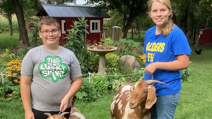 Rachel Salm opened a GoFundMe campaign to earn funds to replace nine of her children’s goats who dies in a barn fire April 3.