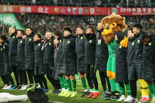 Beijing Guoan came second in the Chinese league last season and will play in the Asian Champions League