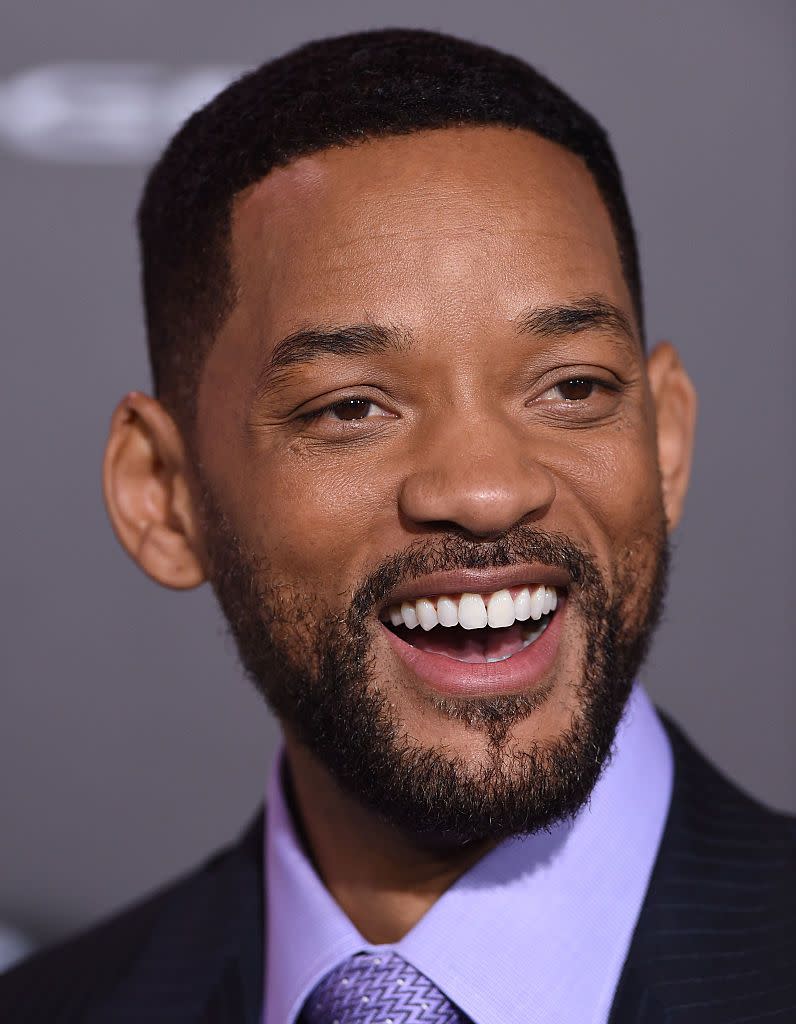 With Beard: Will Smith