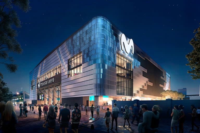 El Movistar Arena está ubicado en el barrio de Villa Crespo, ciudad de Buenos Aires