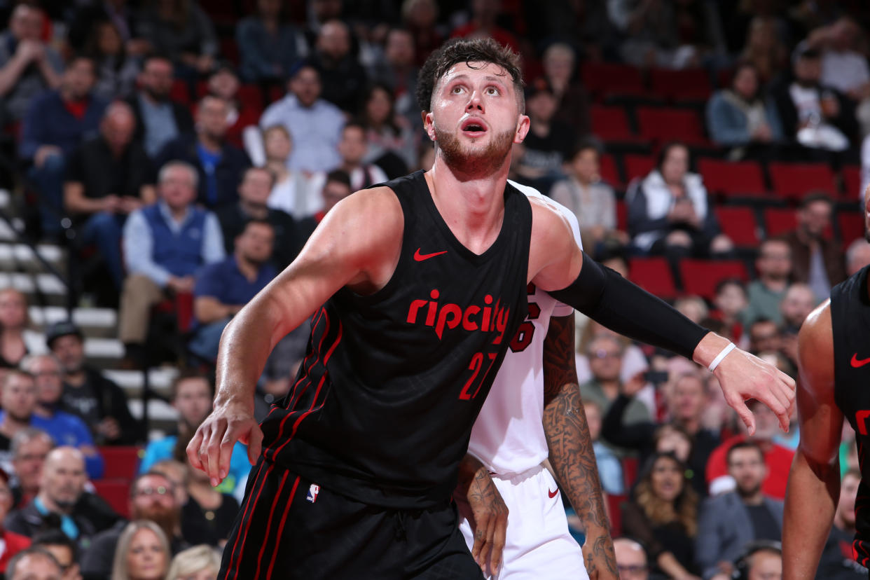 Jusuf Nurkic averaged 14.3 points, nine rebounds and 1.8 assists per game last season. (Getty Images)