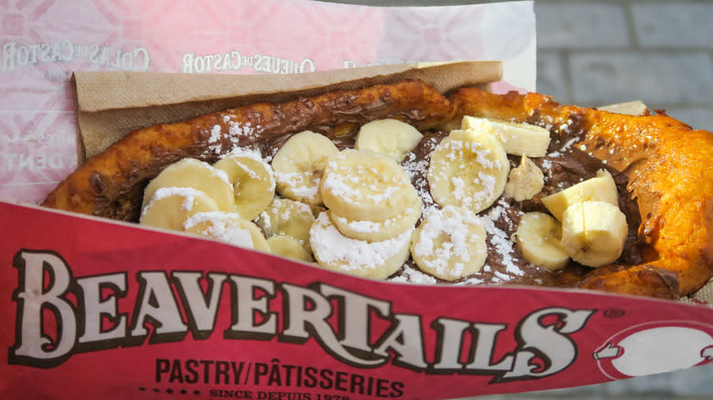 Beavertails pastry in wrapper