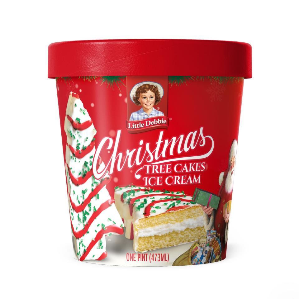 Little Debbie Christmas Tree Cakes Ice Cream will be available at Walmart on Nov. 1