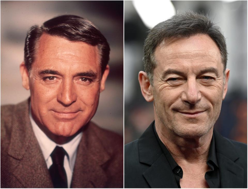 Cary Grant (left) and Jason Isaacs (Getty Images)