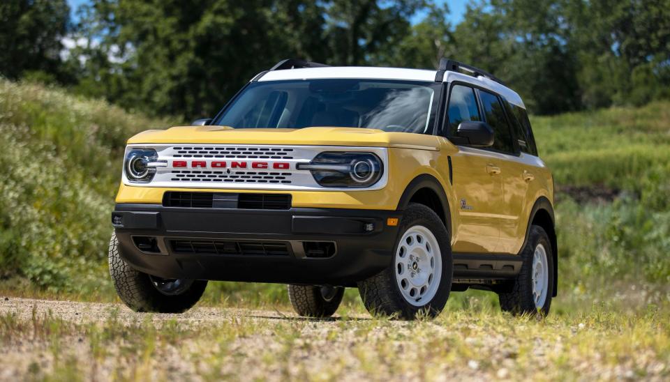 The Ford Bronco Sport Heritage Edition.