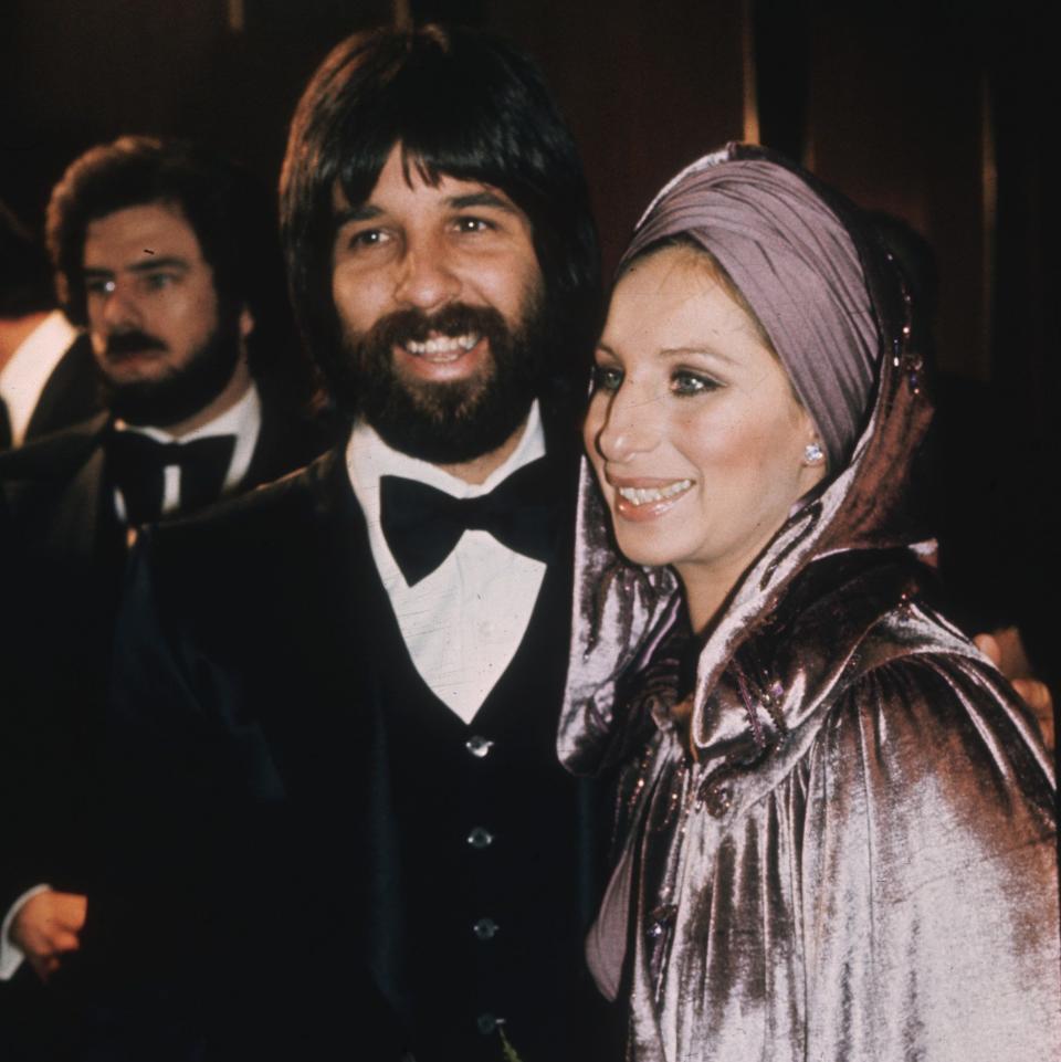 Jon Peters and Barbra Streisand in 1975