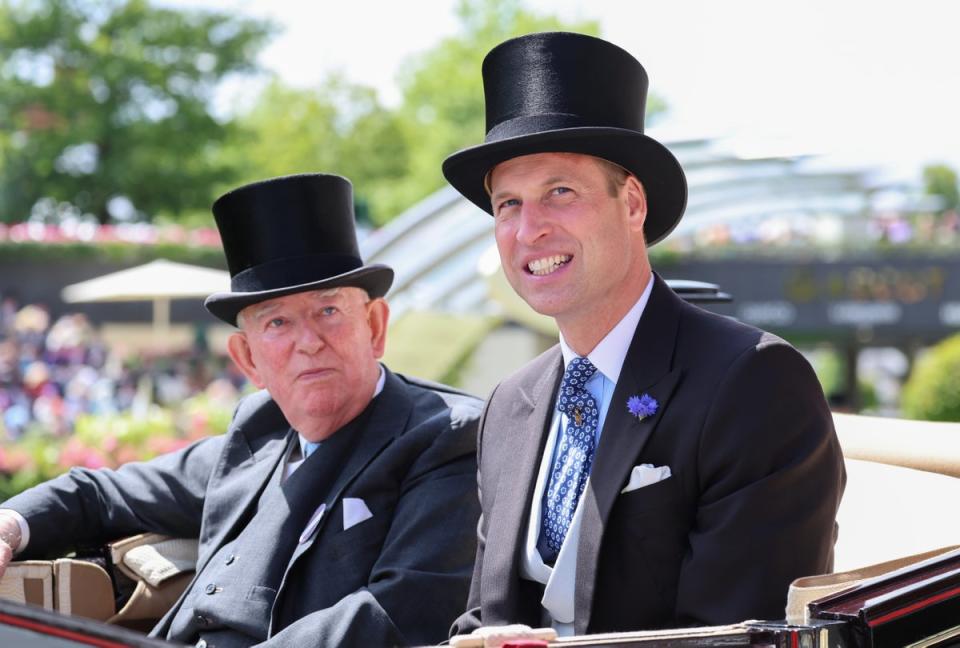 Peter Wood, The Earl of Halifax and Prince William (Getty Images)