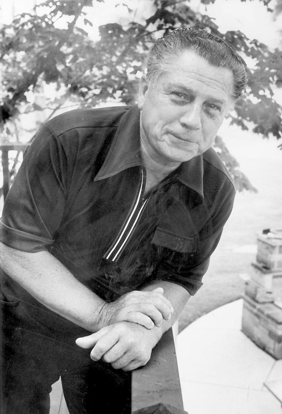Jimmy Hoffa on July 24, 1975, days before his disappearance.
