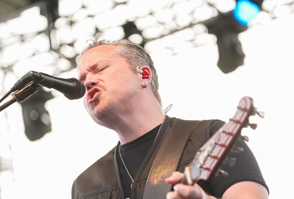 Jason Isbell and the 400 Unit perform during Day 2 of the Wonder Road music festival Sunday, June 18, 2023, at Garfield Park in Indianapolis.