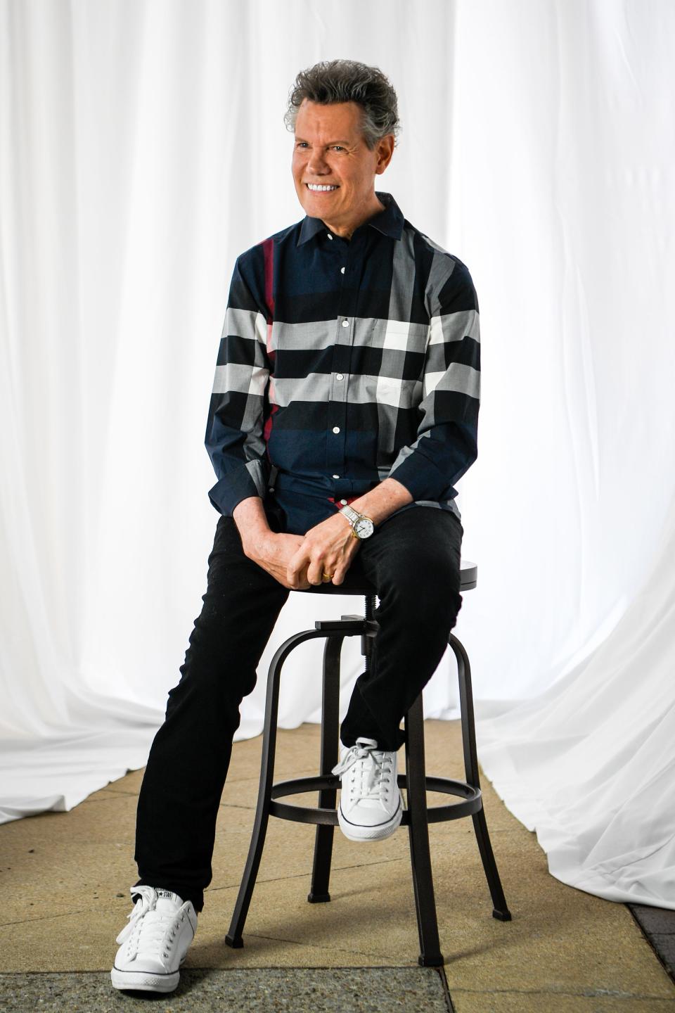 Randy Travis poses for a portrait at Warner Music Nashville Monday, June 3, 2019, in Nashville, Tenn.