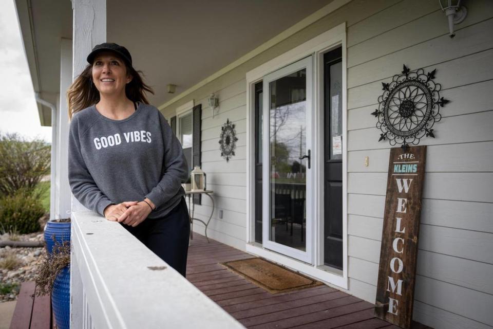 “It’s a mixed bag of blessing and heartache,” said Darcey Klein, who with her husband, Kameron Klein, runs their business out of their home on 10 acres along 95th Street in De Soto.