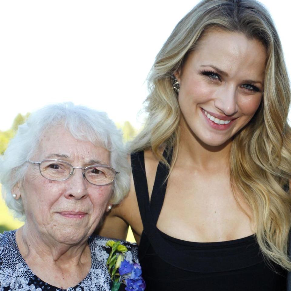 Shantel VanSanten and her grandmother, Doris Dooyema