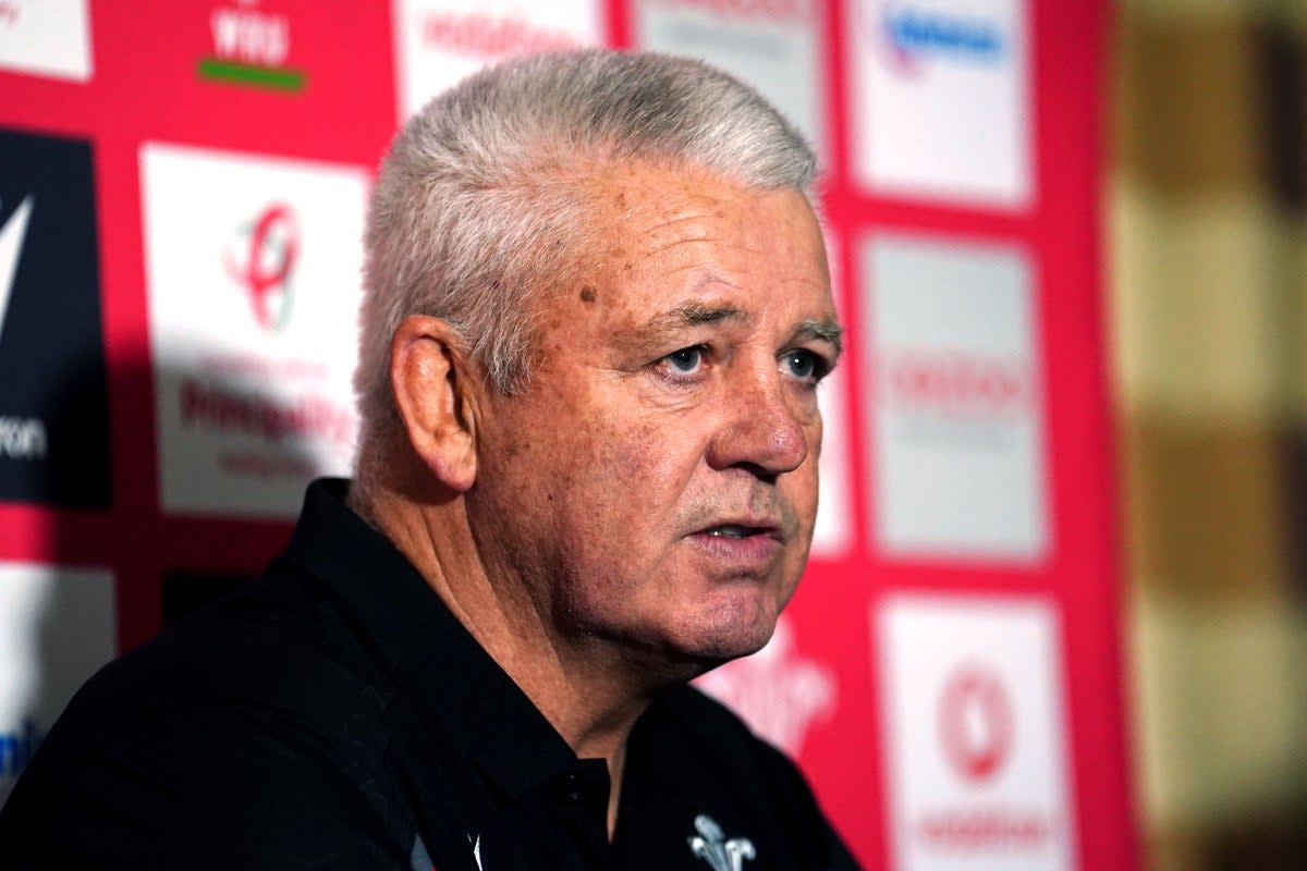 Warren Gatland is embracing Wales’s underdog tag at the Six Nations  (PA Wire)