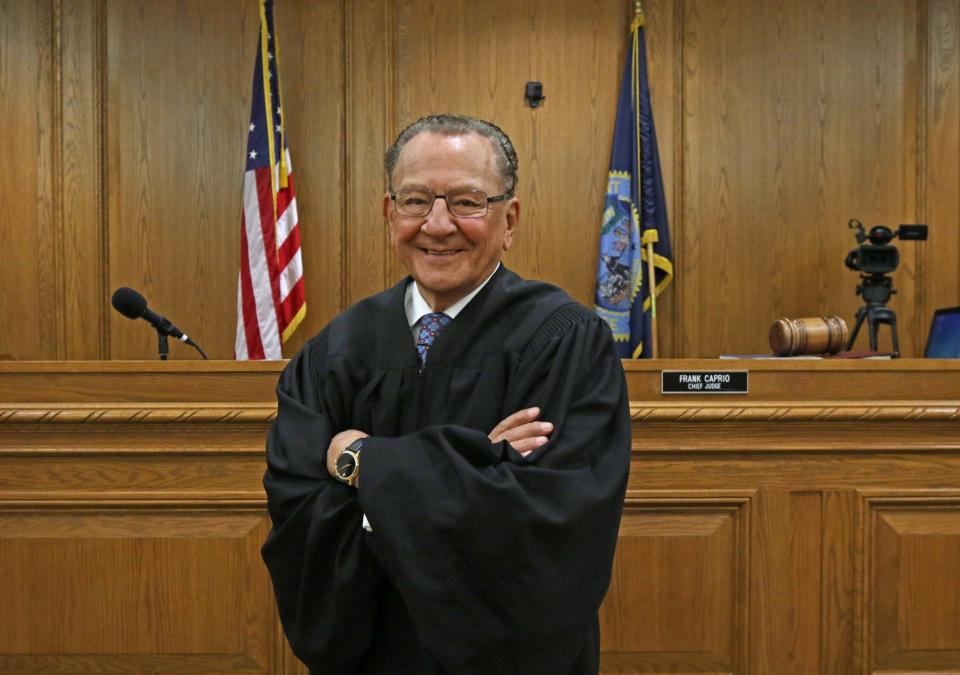 Judge Frank Caprio, shown in 2021, says he misses the bench. "I miss the interaction with the people. I always try to place myself in their situation."