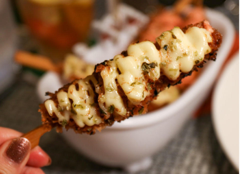 hangover panko chicken skewers