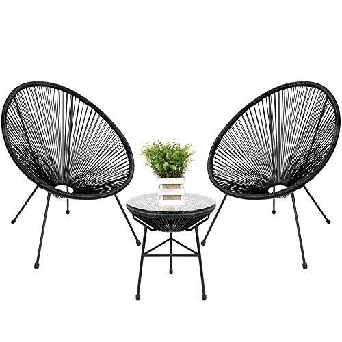 6) Best Choice Products 3-Piece Acapulco Bistro Set