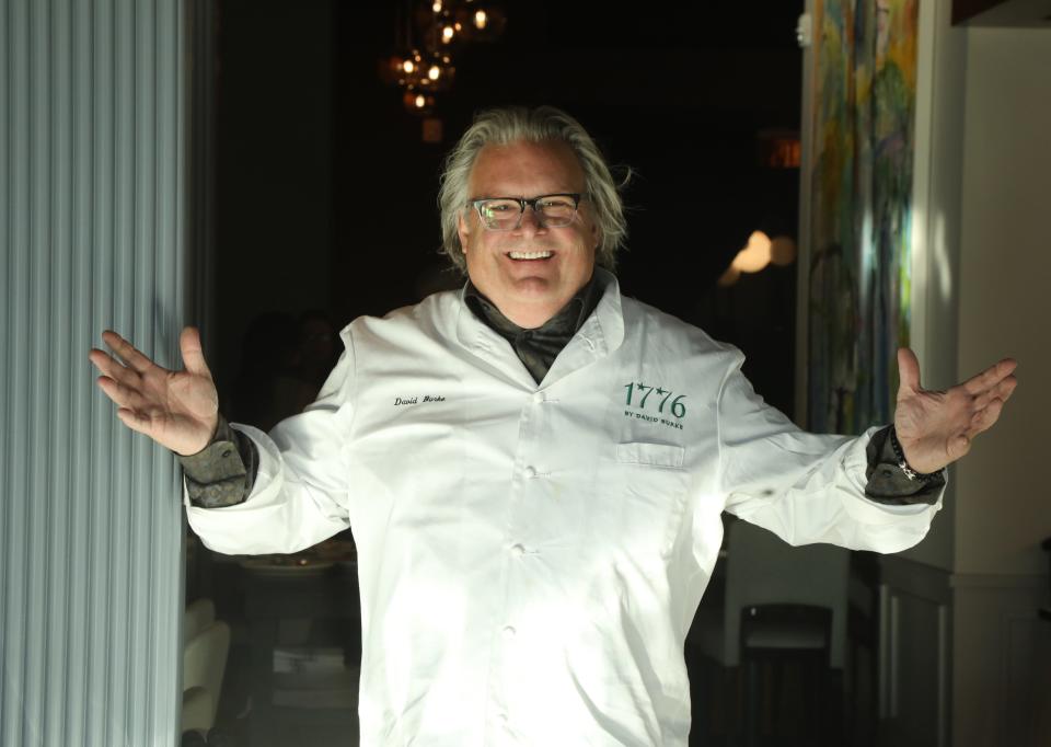 Chef David Burke of 1776 in Morristown as well as other restaurants in New Jersey will cook one course at Table to Table's Chefs Gala.