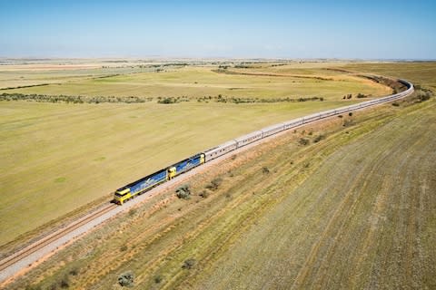 The Indian Pacific passes through a variety of landscapes - Credit: Andrew Gregory / Great Southern Rail