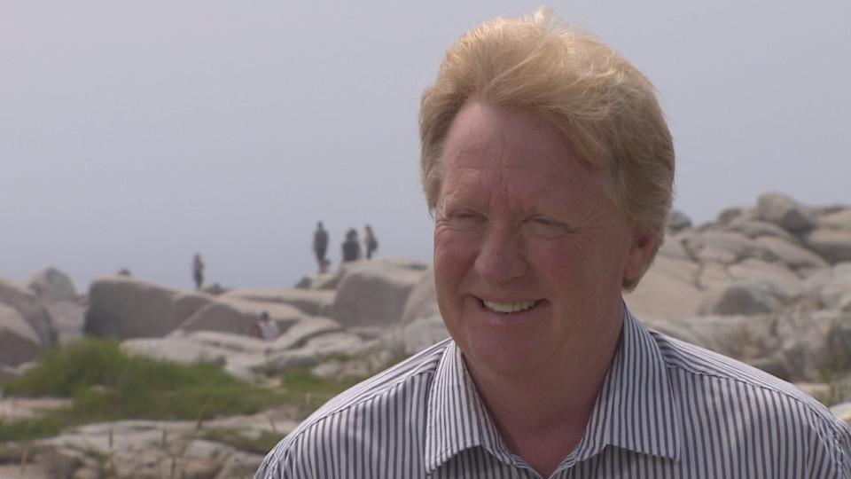 John Campbell owns the Sou'wester gift shop and restaurant near Peggys Cove, N.S. He says the Atlantic travel bubble will provide his business with a much-needed boost.