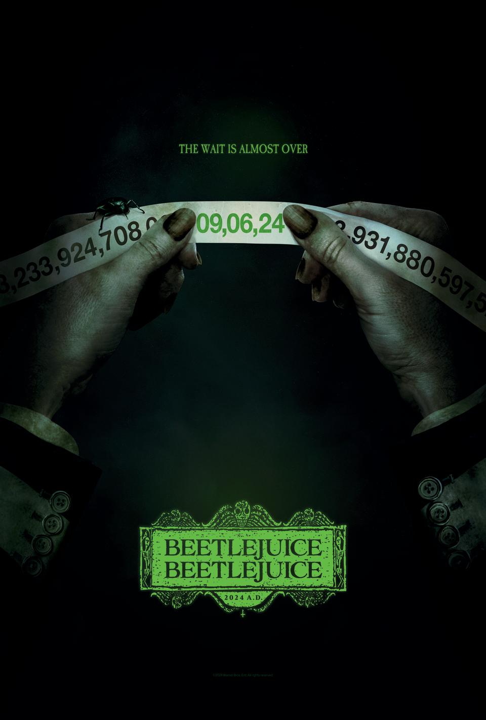 The "Beetlejuice Beetlejuice" poster