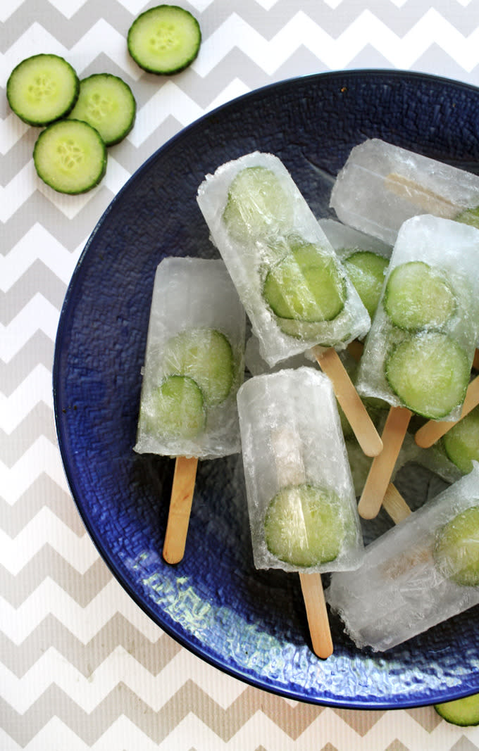 Cucumber And Gin & Tonic Ice Lollies 
