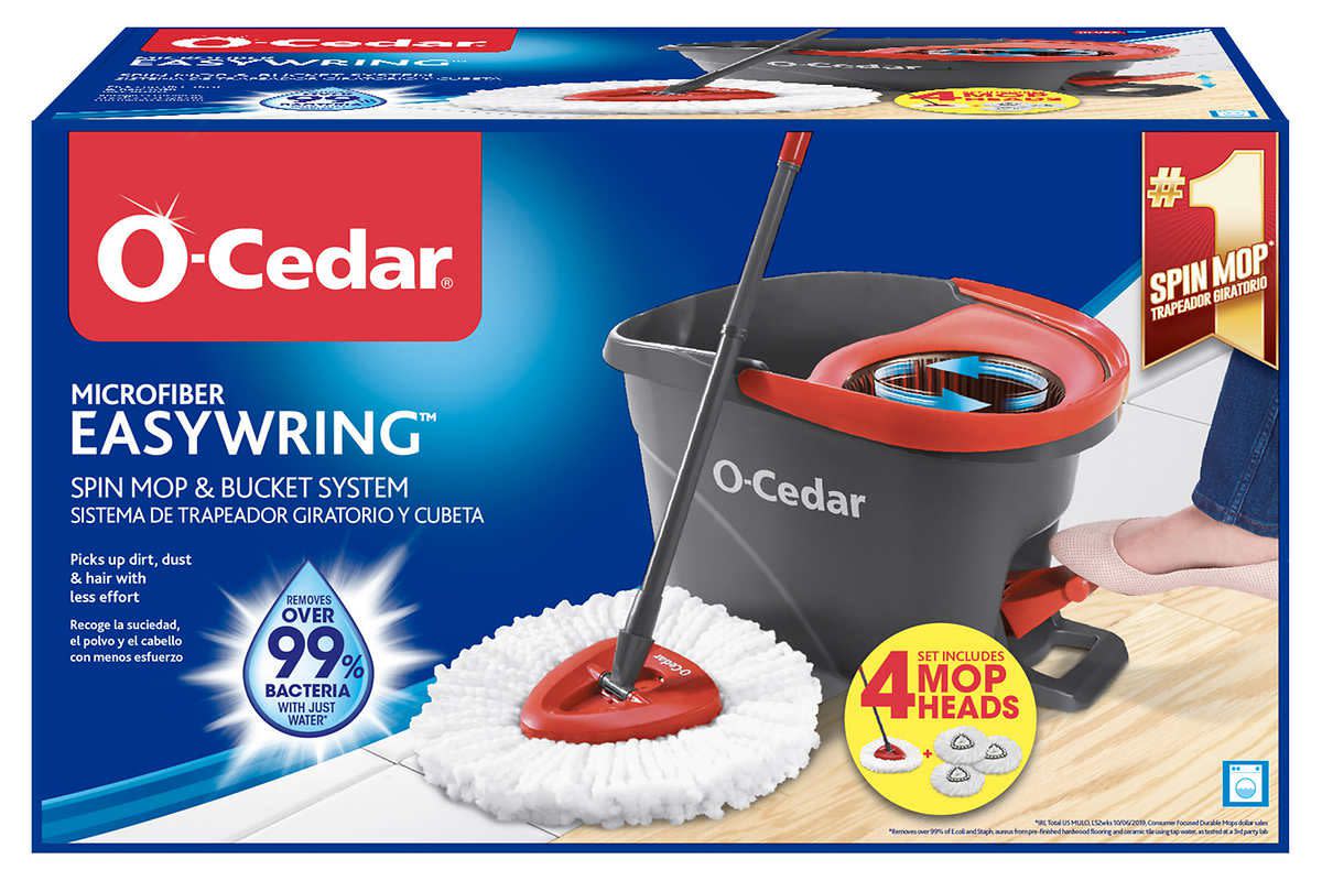 O-Cedar EasyWring Spin Mop and Bucket System