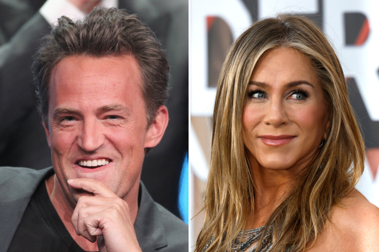 Matthew Perry and Jennifer Aniston (Getty Images)