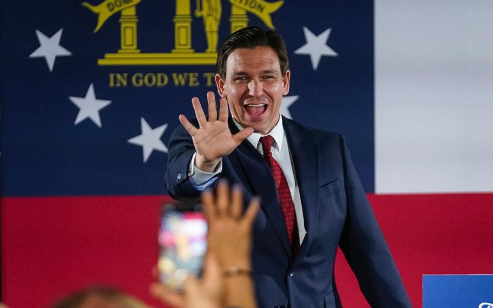 Florida Governor Ron DeSantis expresses outrage - AFP