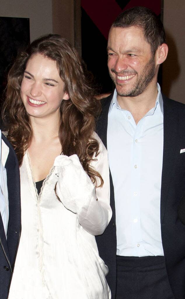 Lily James, Dominic West