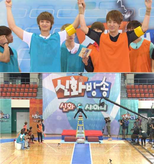 SHINee’s Minho and Shinhwa’s Jun Jin Face Off on ‘Shinhwa Broadcast’