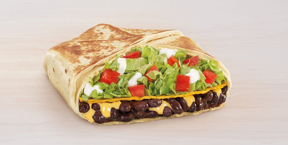 Taco Bell's Black Bean Crunchwrap Supreme