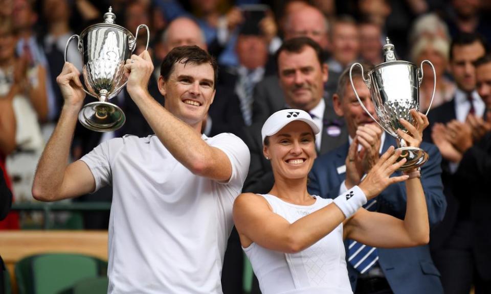 Jamie Murray and Martina Hingis.