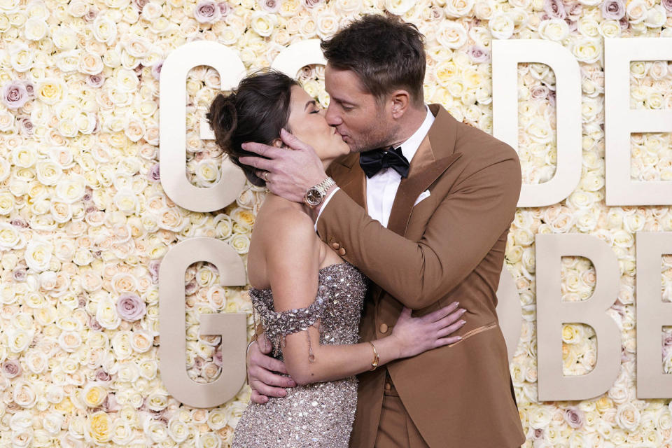 Sofia Pernas, left, and Justin Hartley (Jordan Strauss / AP)