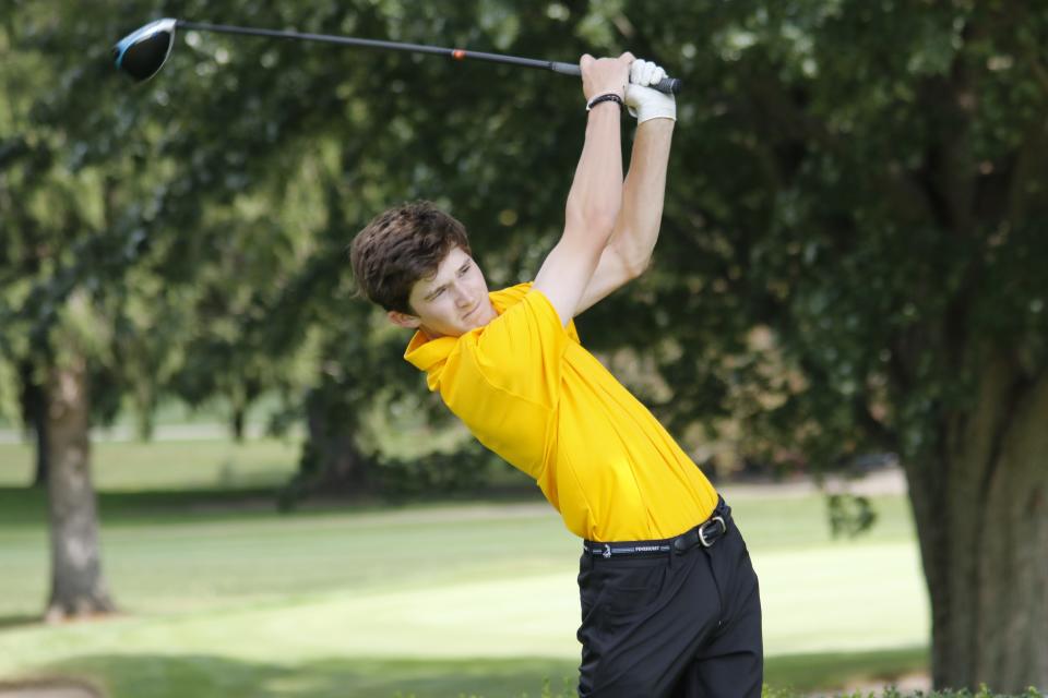 Galion alumni Matthew McMullen tees off for Ashland University.