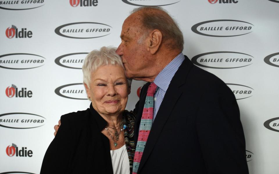 Dench and Palmer at The Oldie's annual awards ceremony in 2018 - PA/Kirsty O'Connor