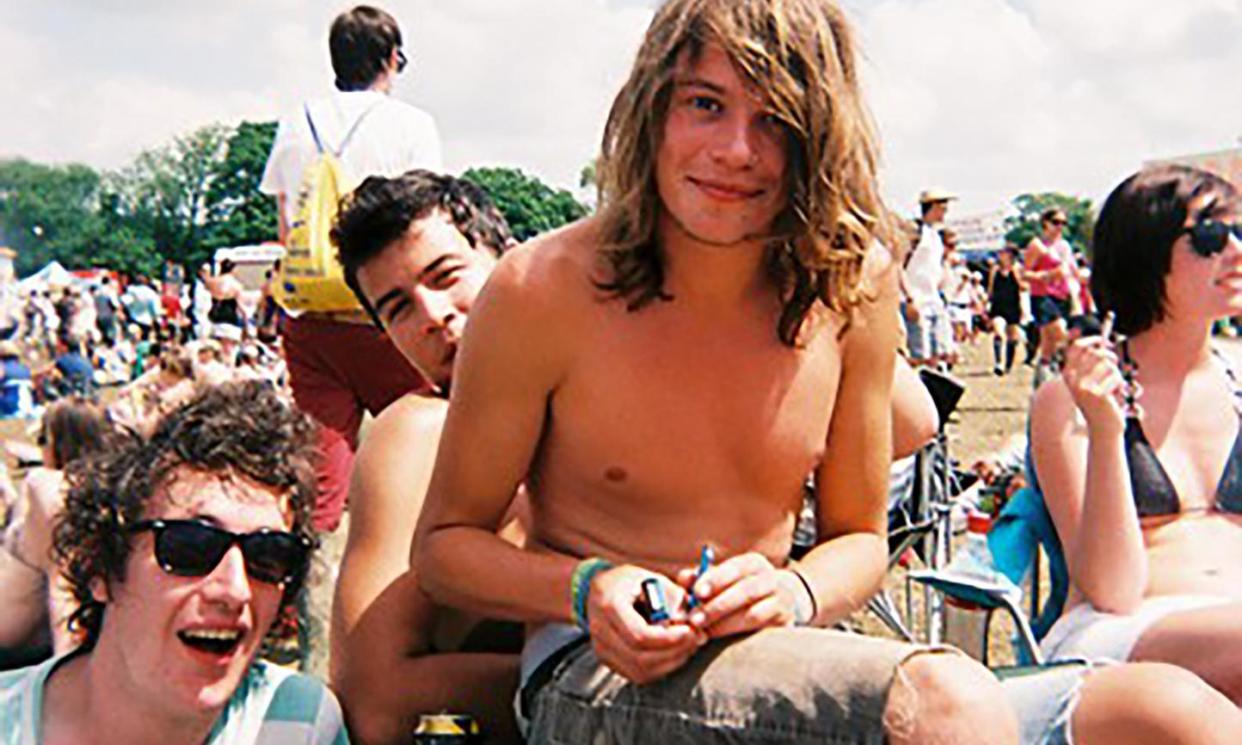 <span>‘Gentle and curious’: Sam Tyler, maker of Sonic Fields, at Glastonbury in 2008.</span><span>Photograph: Sam Tyler</span>