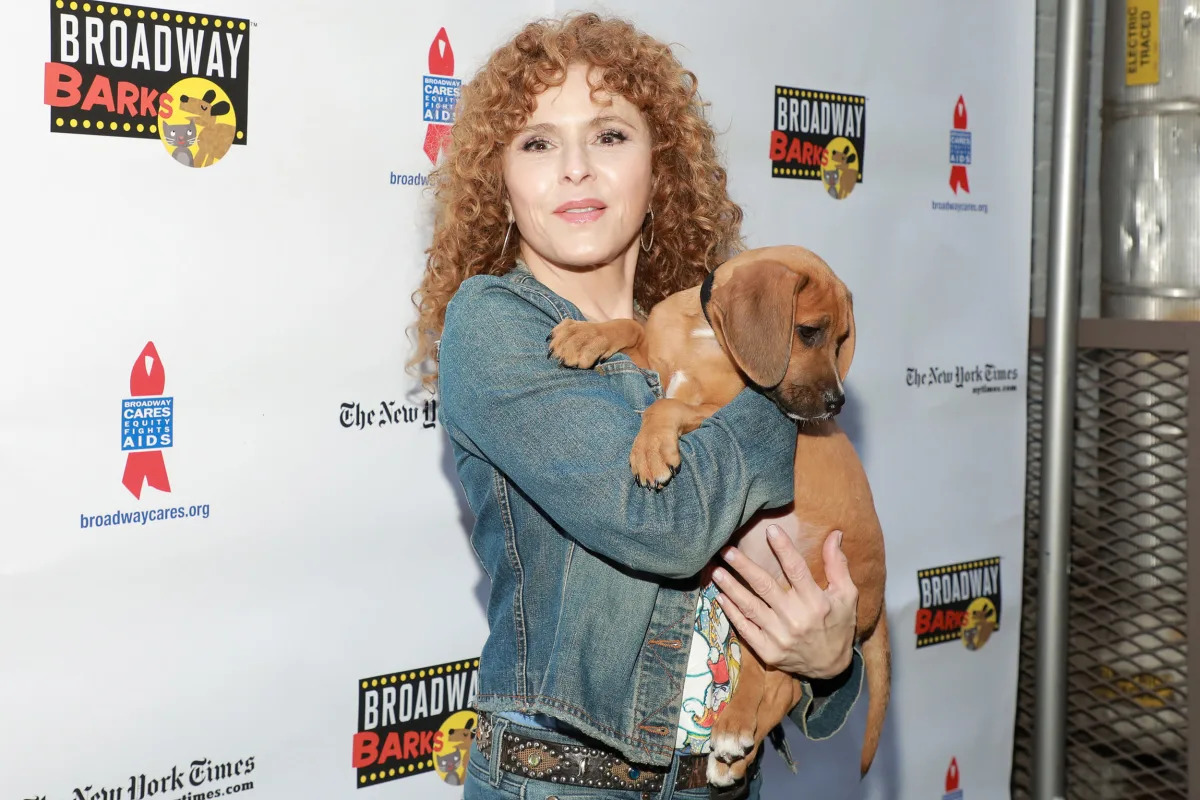 Bernadette Peters Shuts Down Protesters At Her Broadway Barks Pet Adoption Event