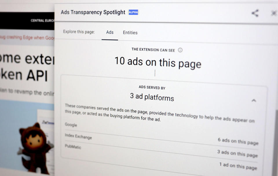 Ads Transparency Spotlight