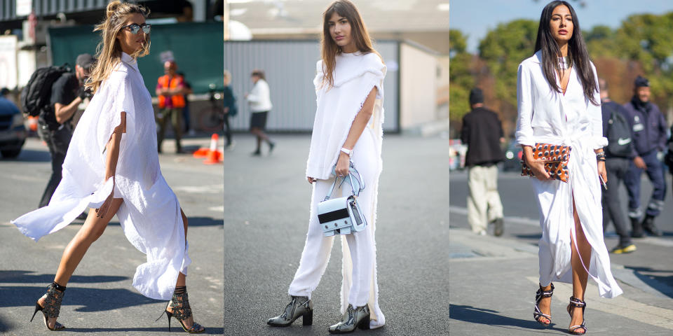 <p>Peruse the best white-on-white fashion inspiration, straight from the style set. </p>