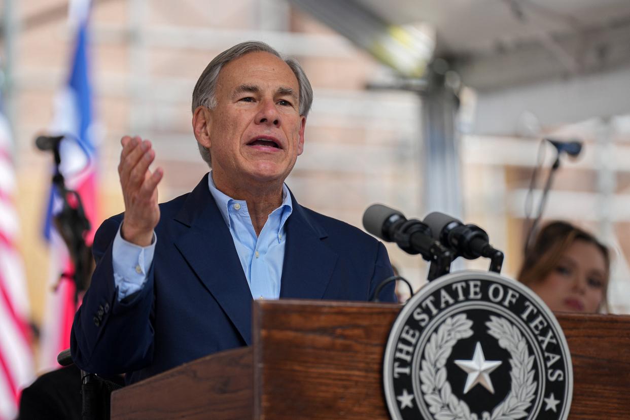 Texas Gov. Greg Abbott, shown speaking at the Texas Rally for Life on January 28, at the Texas Capitol.
(Photo: Aaron E. Martinez/American-Statesman)