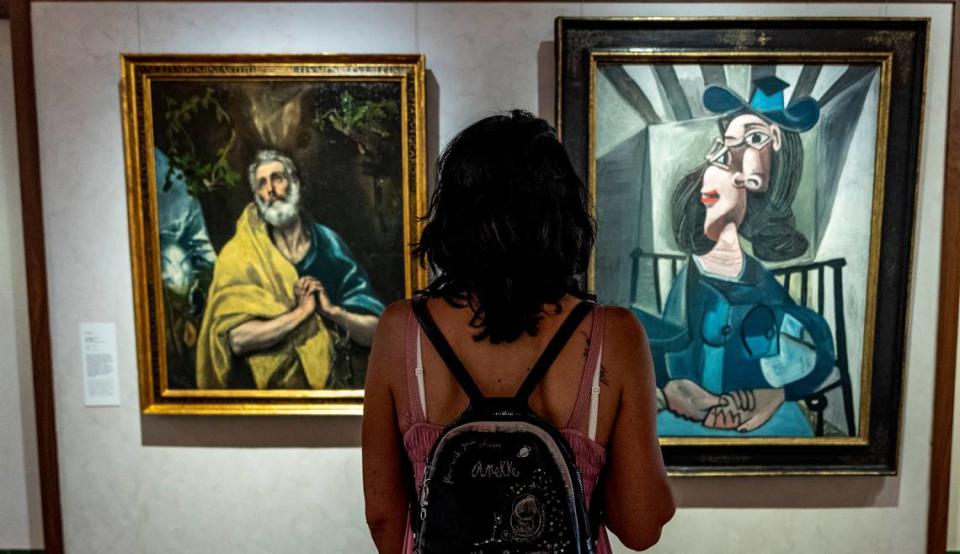 Presentación de la exposición “Picasso visita al Greco”, en el Museo del Greco en Toledo, 2023.