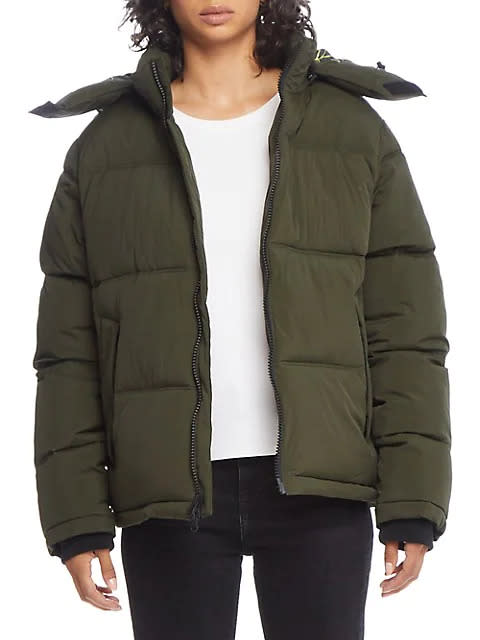 Hooded Unisex Art Puffer Coat With Mask- VRY Boxing Day sale 