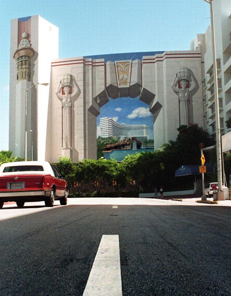 The mural in 1997.